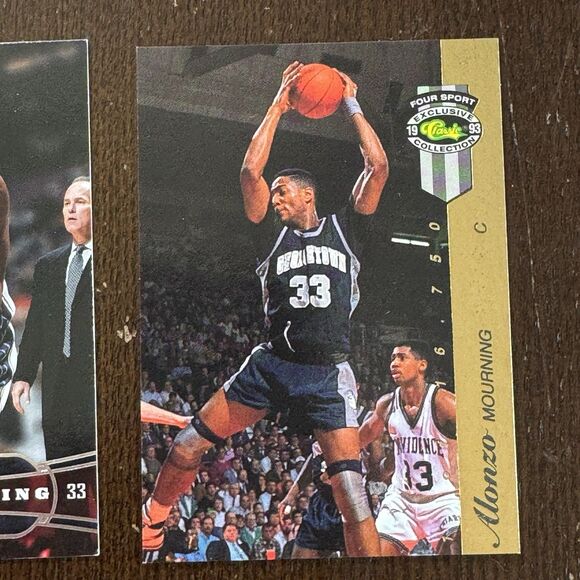 Alonzo Mourning 12 Card Lot With 2001 Fleer 2000 Topps Stars 1994 Ted Williams - Picture 13 of 13
